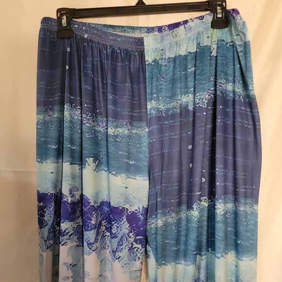 Women's 5XL Blue & White Pajama Set - Comfort & Style - Picture 15 of 16